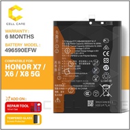 Battery For HONOR X7 / HONOR X6 / HONOR X8 5G HB496590EFW (5000mAh)