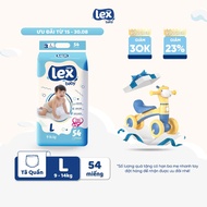 [Free Sheep Cart] Combo 1 Bag of Lex Baby Diapers and Pants Size M56/ L54/ XL50/ XXL48 Outstanding Q