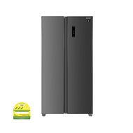 [bulky] SHARP SJ-SS60E-DS 599L SIDE BY SIDE FRIDGE DARK SILVER 3 TICKS W900xD730xH1770MM 2 YEARS WARRANTY BY SHARP