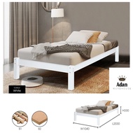 Solid Wood Wooden Single Bed Frame / Solid Wood Single Bed / Katil Bujang Kayu / Katil Single (0300)