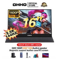 【Ready Stock】16.0inch Portable Monitor 144HZ I 2.5K 2560*1600P IPS IType-c I HDMI I Free Magnetic Ca