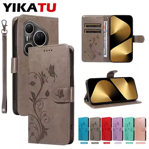 Magnetic Flip Wallet Leather Case For Huawei Nova Y70 Plus Lite 3 14 5G 12S 12 SE 11 9 8i 5T 3E 2i Y