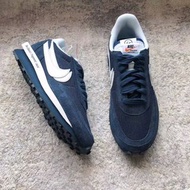 【全新正貨】Fragment Design x Sacai x Nike LDWaffle “Blackened”解構 三方聯名 華夫鞋 藏藍色 男女同款