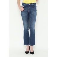Mobile Power Ladies Boot Cut Long Pants Jeans - Blue MR5460