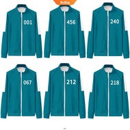 Hot Sale Numbers 001/456/218/067/212/218/240 Squid Game Cosplay Costume Unisex Round 7 Different Six