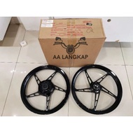 100% ORIGINAL YAMAHA LC135 4S LC 135 V1 V2 V3 V4 V5 V6 V7 (1S8) Sportrim Cast Wheel Sport RIM RODA T