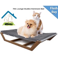 wooden Dog bed cat Hammock Kennel solid wood dog bed pet sofa bed Dog sofa Kennel washable cushion wooden pet bed