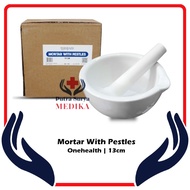 Mortar Pestle Medicine Pounder Tool Diameter 8cm 10cm 13cm OneHealth Medicine Pounder