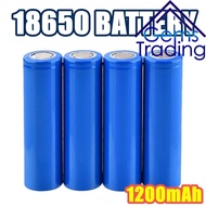 Rechargeable Li-Ion 18650/26650 Lithium Battery Flat Top Lithium Li-Ion Charge Battery Blue