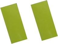 RECHERE 2pcs Knife Handle Liner Spacer G10 Green Knives Sword Gun Making Material 180X80X1mm