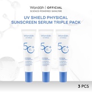 [TRIPLE PACK] Wardah UV Shield Airy Smooth Acne Calming Aqua Fresh Essential Tone Up Physical Sunscr