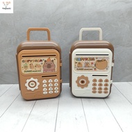 [pes] Money Box With Fingerprint Piggy Bank Electronic ATM Savings Box For Coins Cash Safe Large Coi