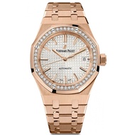 Audemars Piguet Royal Oak 18K Rose Gold/Diamond Automatic Mechanical Watch Female Watch 15451OR