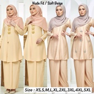 💥SIZE XS-5XL) TEMA BAJU KURUNG NUDE BROWN RAYA 2025 | KURUNG MODEN RIAU KEBARUNG KEBAYA KEDAH POKET 