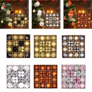 chulisia Set of 44 Christmas Bauble Ornaments Christmas Tree Decorations Hanging