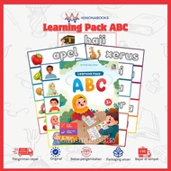ABC LEARNING PACK media belajar mengenal huruf, membaca dan menulis : 10 Lembar Busy Page (untuk mel