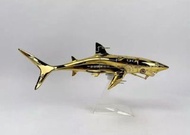 空山基銀色鯊魚 hajime sorayama - sorayama shark (gold) 