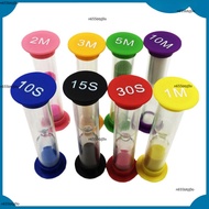 8Pcs Hourglass Sand Timer 10/ 15 / 1/ 2/ 3 Minutes, 5 Minutes and 10 Minutes Timer Clock for Kids Ga