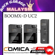 Comica Audio BoomX-D UC1/UC2 Ultracompact 2-Person Digital Wireless Microphone System for Android Sm