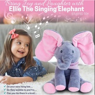 Music Elephant Toy Singing Plush Toy Elephant Dolls Baby Kids Sleeping Toy Plushie Soft Toy