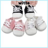 WITTE Doll Shoes, 8.5cm Doll Shoelaces Toy Shoes, Fashion DIY Sports Shoes Doll Accessories Doll Can