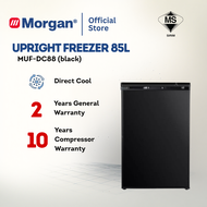 MORGAN MUF-DC88 UPRIGHT FREEZER DIRECT COOL 85L BLACK