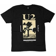 Hot selling men's T-shirts U2 Joshua Tree Live 1987 Mens Black Organic T Shirt
