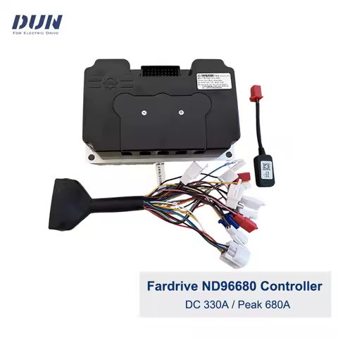 48V-96V nd96680 DC 330A Phase Current 680A Fardriver Controller for 6KW-8KW BLDC Hall Electric Motor