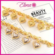 Elena Emas Bangkok Emas Sadur Gelang Tangan Dewasa/Budak (ETB321)(ETB322)(ETB323)(ETB324)