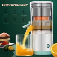 Multi functional juicer USB charging portable household juicer juice cup  separator electric orange 
