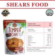 Woh Handcrafted Tempeh Chips Tempe Chips By Shears 50gms Bbq (Bundle Of 5 Packs)
