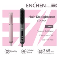Enchen 2-in-1 Hair Straightener&Curler With Cold Air For Hair Styling Hair Straightener Comb