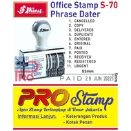 S-70 Date Stamp / Office Stamp Phrase Deter