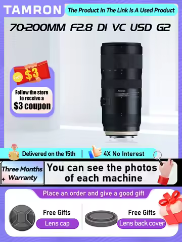 Tamron 70-200mm F2.8 Di VC USD G2 70-180mm F2.8 Di III VXD Full Frame Zoom DSLR Camera Lens for Niko