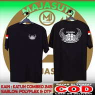 HONDA T-SHIRT CB WINGS INDONESIA T-SHIRT HM WINGS COMBED 24SHONDA COMMUNITY T-SHIRT DISTRO T-SHIRT