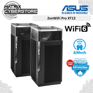 ASUS ZenWiFi Pro XT12 AX11000 Tri-Band WiFi 6 Mesh WiFi System Wireless Router - up to 6000sq ft , 6+ rooms, Dual 2.5G LAN and Wan Ports, AiProtection Pro, VPN, Parental Controls