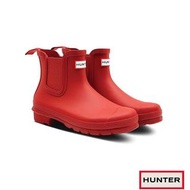 Hunter 雨靴US7紅色靴子卻爾西靴