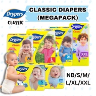 DRYPERS CLASSIC / BABY DIAPERS MEGAPACK