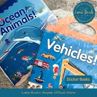 Lama Books: Kids | Reusable Sticker books for toddlers Stickers for Kids