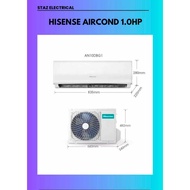HISENSE AIR COND 1.0HP NON INVERTER