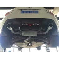 Toyota Gt86 / Subaru Brz 2.0 Car Muffler Exhaust Pipe Valvetronic On Off Valve Carbon Fiber Dual Tip