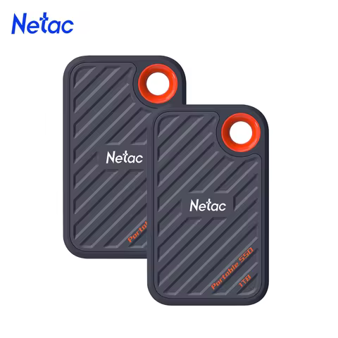Netac ZX20 1TB External Hard Drive Portable 512G 2TB Original SSD Type-C 2000MB/s Solid Disk Storage