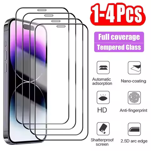 1-4PCS 9D Screen Protector For Vivo V29E Glass V27E V23 V21E V21 V20 V23E V21E V20Pro V20 SE Full Co