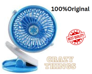(100%original) Rechargeable with Fan With Mini Portable Multifunctional (18650# Battery )