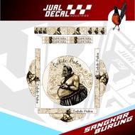 Stiker Decal Sangkar Murai SEMAR Wayang Ojo Dumeh Tebok Setiker Kandang Murai 1 2 3