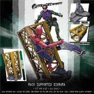 建築支架擴展場景地台 - 黃Rack supported diorama不包括  marvel legends spiderman 蜘蛛俠 green goblin, shf, mafex, mezc