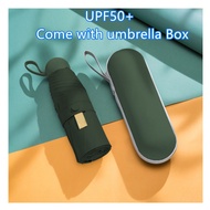 UV Protective Small Umbrella Come With Box Mini Umbrella umbrella Pocket Anti-UV Umbrella Car Fasion Press-button