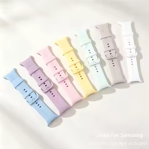 Original Silicone Strap for Samsung Galaxy Watch 9 8 44mm 40mm Correa Bracelet Galaxy Watch 9 8 Clas