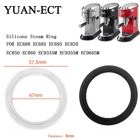Delonghi Espresso Machine Silicone Steam Ring Gasket Seal Part For Ec680 Ec685 Ec695 Ec820 Ec850 Ec8