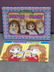 日本少女漫畫 Nakayosi Ribon 月刊 附錄 相簿日記帳本 及 自印相片/ 吉住涉 薄荷關係